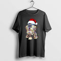 Official R2d2 Santa Hat Christmas Circle Black T-Shirts, Hoodie, Sweatshirt | AU01DripNestTees.com