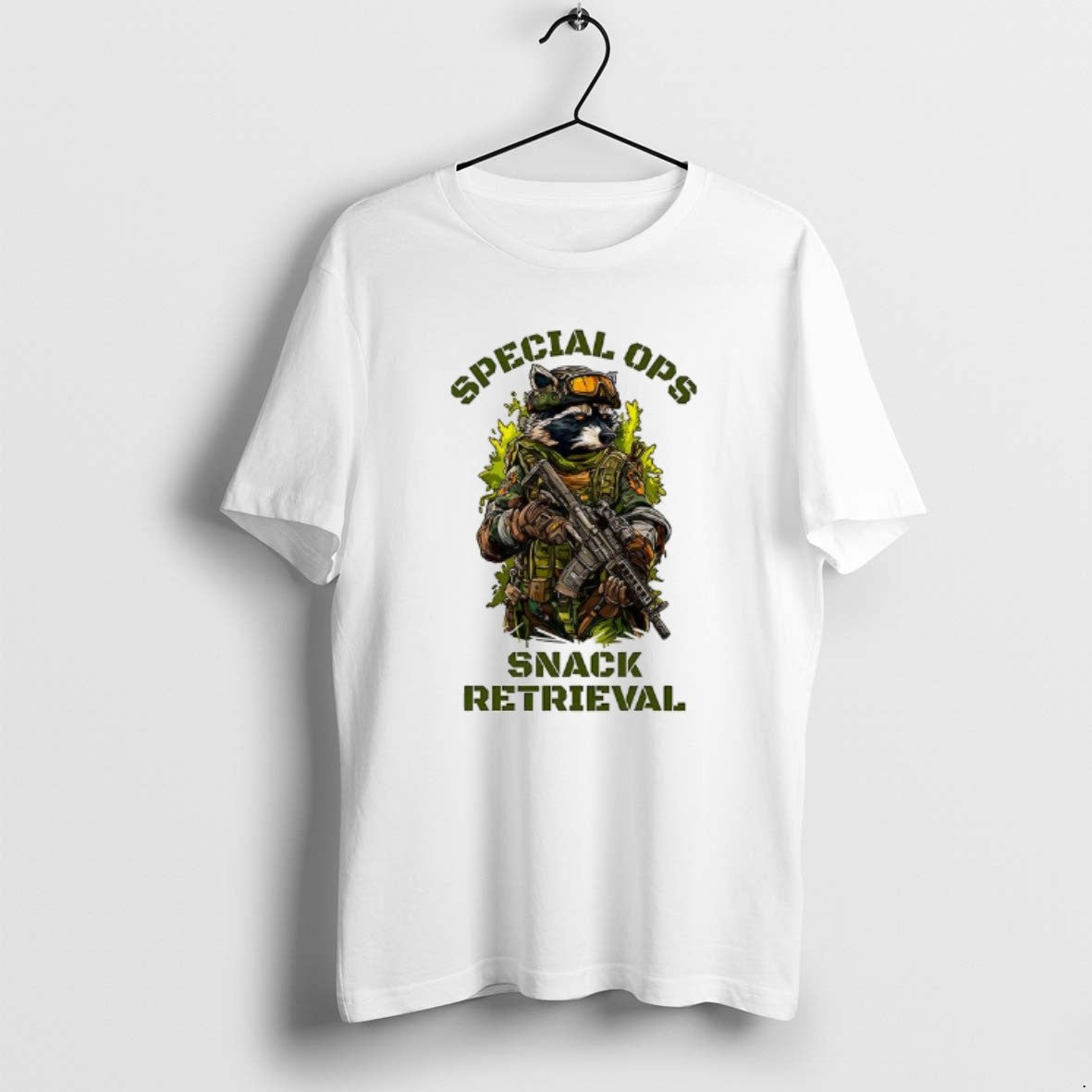 Official Raccoon In Combat Gear Special Ops Snack Retieval T-Shirts, Hoodie, Sweatshirt | AU01DripNestTees.com