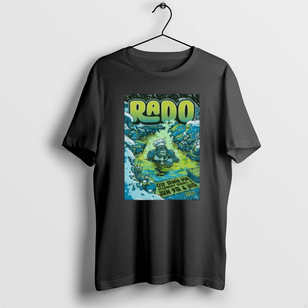 Official Rado In Steamboat Springs Co On Jan 9 10 2026 Circle Black T-Shirts, Hoodie, Sweatshirt | AU01DripNestTees.com