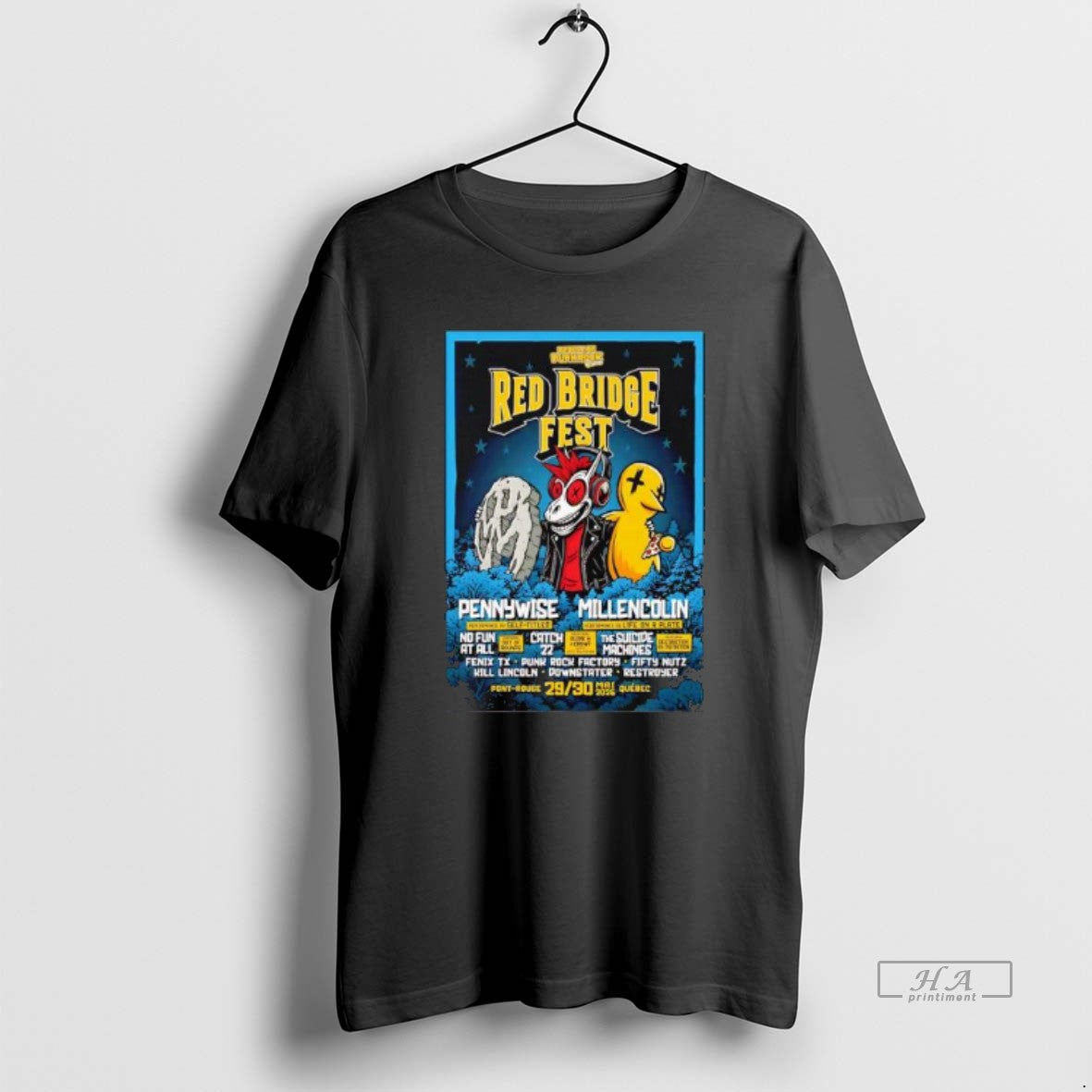 Official Red Bridge Fest People Of Punk Rock 5 29 To 5 0 2026 Quebec T-Shirts, Hoodie, Sweatshirt | AU01DripNestTees.com