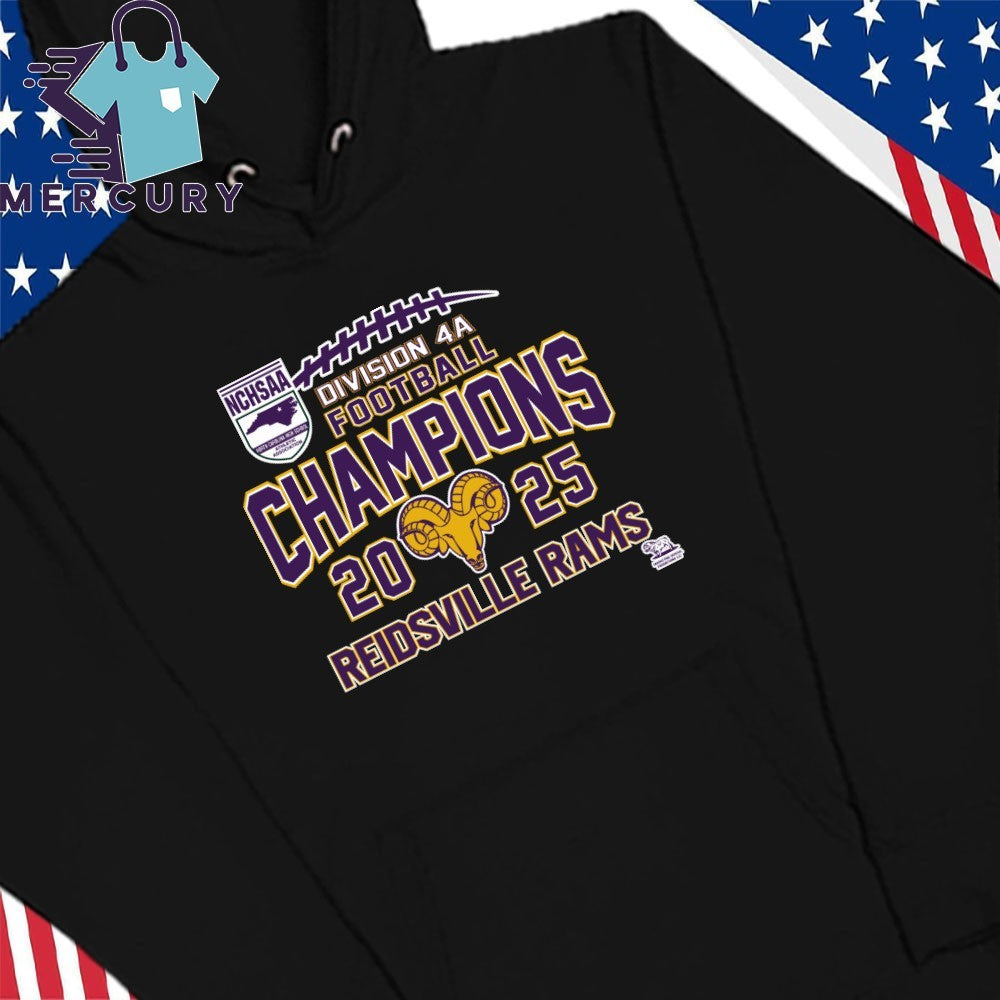 Reidsville Rams 2025 NCHSAA Division 4A Football Champions Shirt
