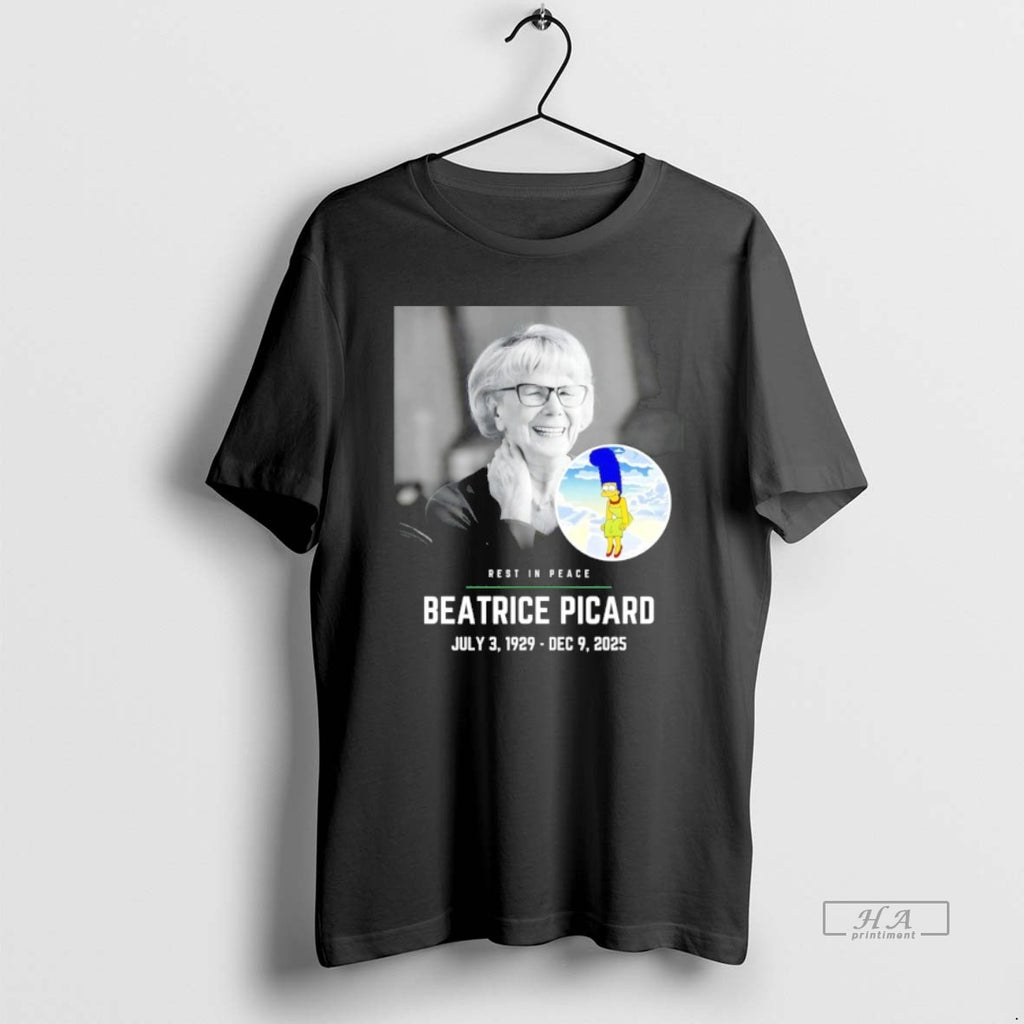 Official Rest In Peace Beatrice Picard 1929 2025 T-Shirts, Hoodie, Sweatshirt | AU01DripNestTees.com