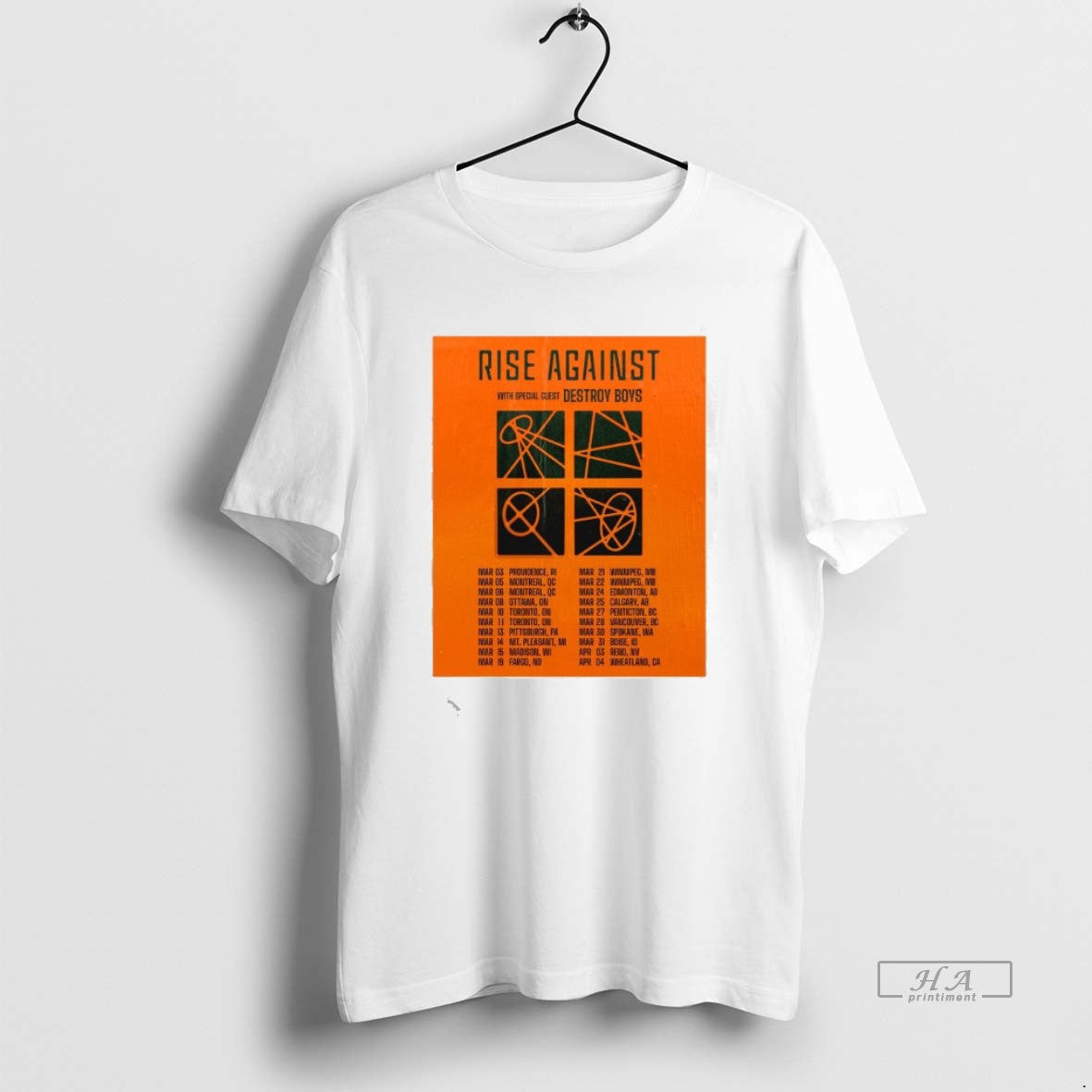 Official Rise Against 2026 Spring Concert Tour T-Shirts, Hoodie, Sweatshirt | AU01DripNestTees.com