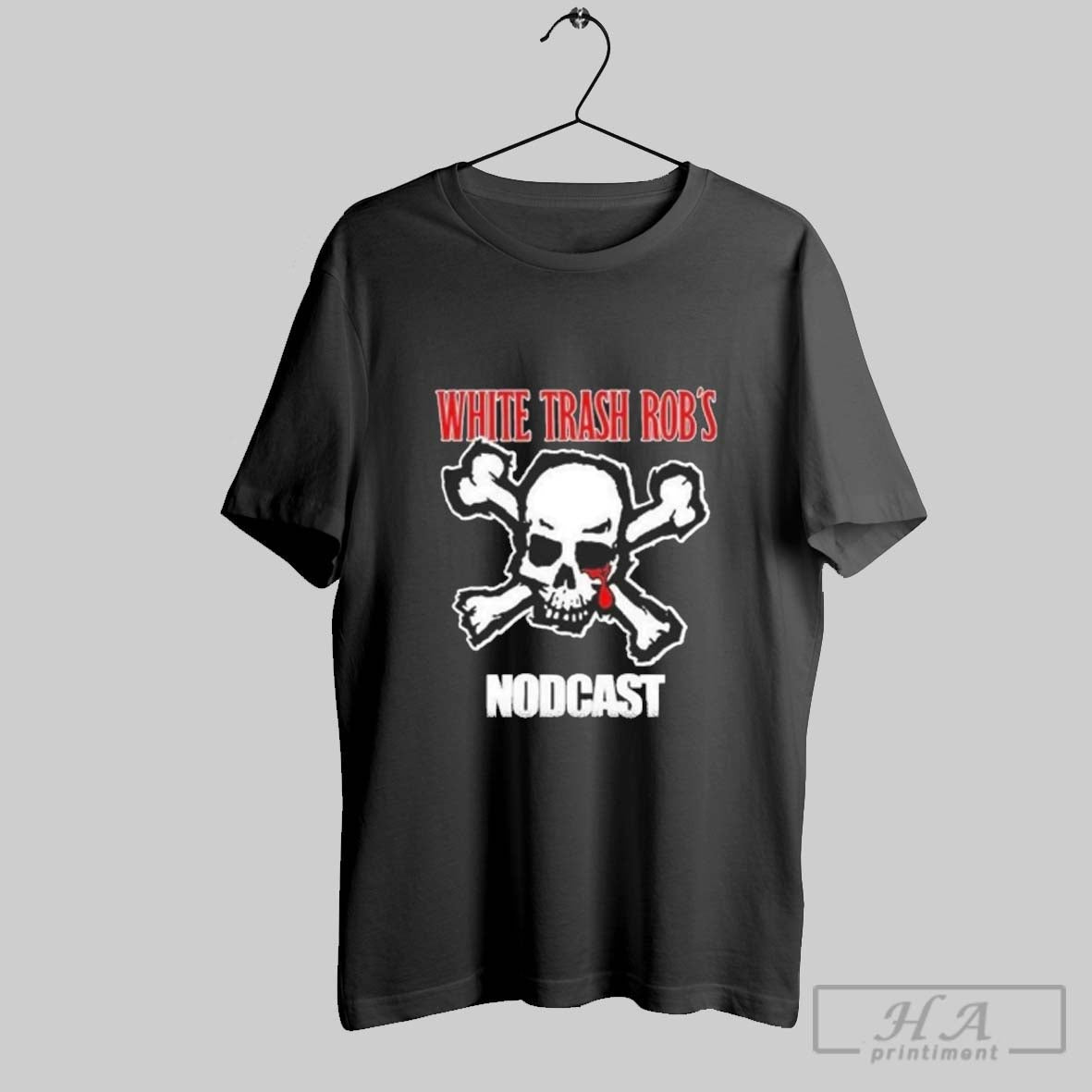 Official Rob From Nod White Trash Robs Nodcast Skull