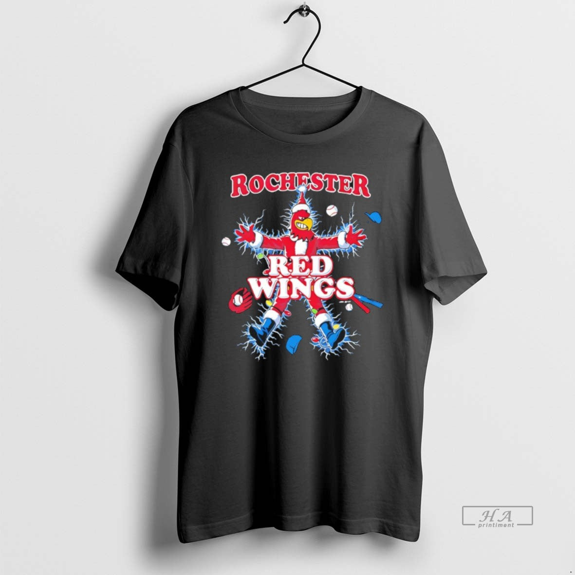 Official Rochester Red Wings The Holiday Christmas Mascot T-Shirts, Hoodie, Sweatshirt | AU01DripNestTees.com