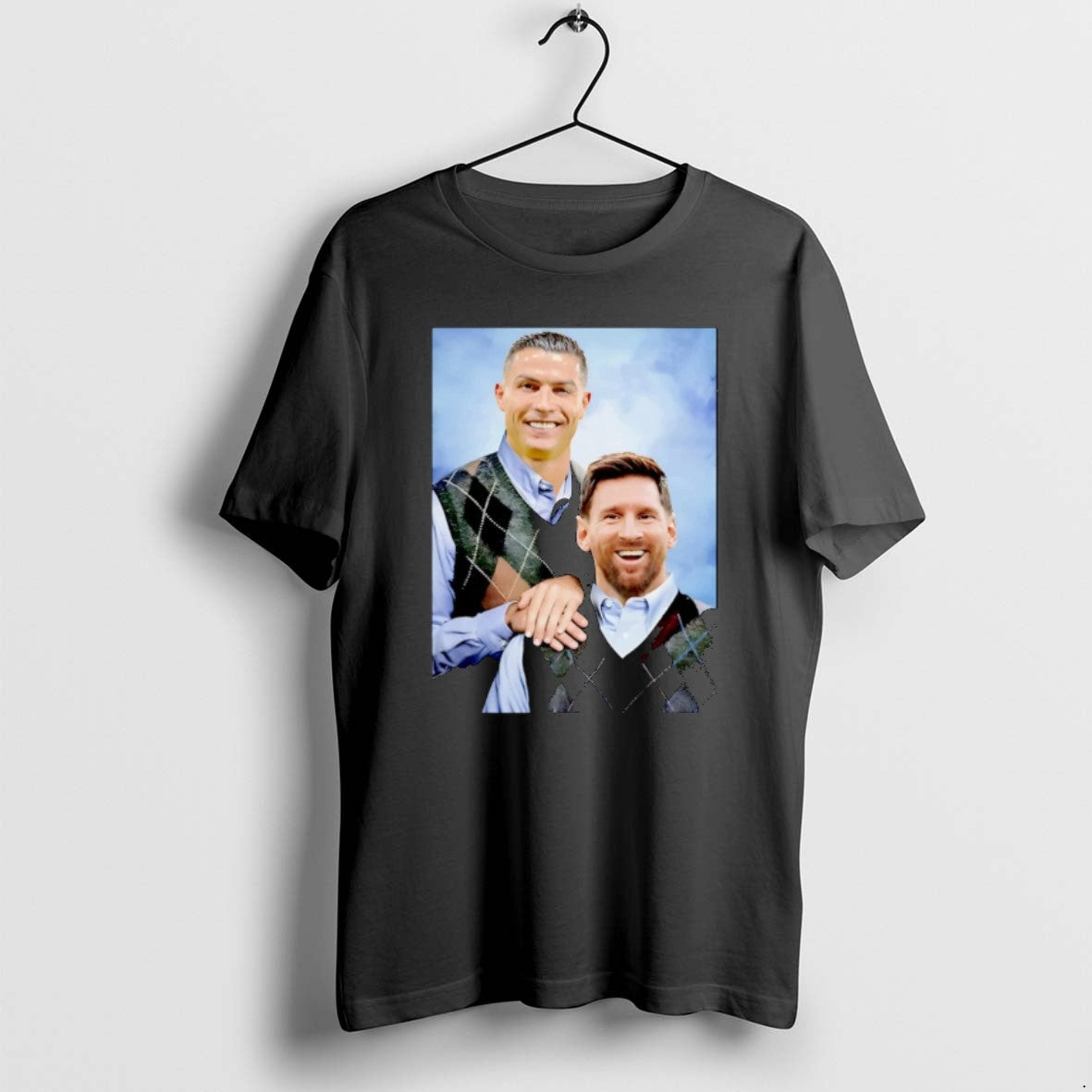 Official Ronaldo Cr7 And Messi Step Brothers Christmas T-Shirts, Hoodie, Sweatshirt | AU01DripNestTees.com