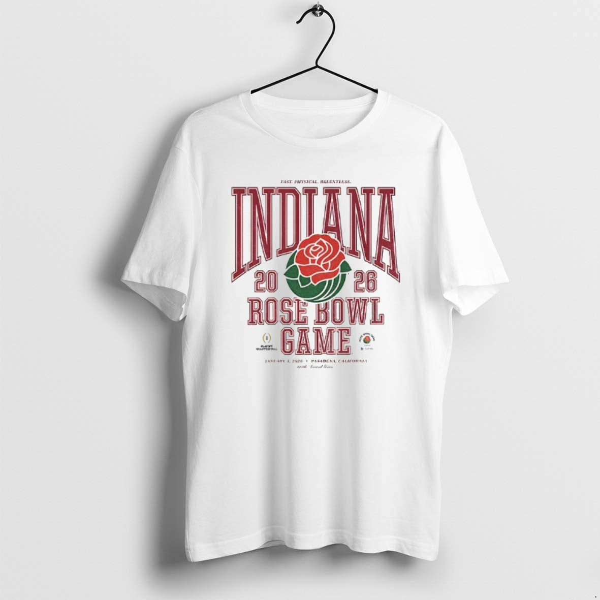 Official Rose Bowl Game 2026 Fast Physical Relentless T-Shirts, Hoodie, Sweatshirt | AU01DripNestTees.com