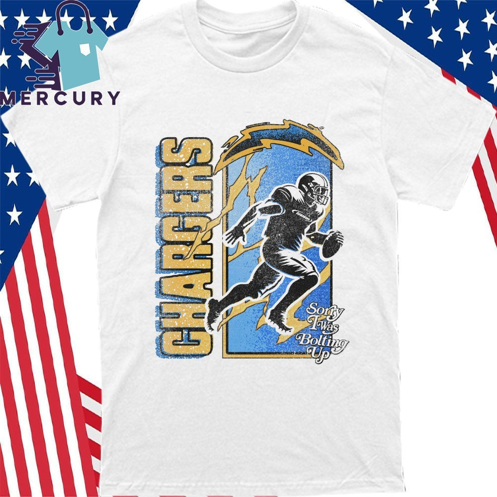SEEN x Los Angeles Chargers Sorry Twas Bolting Up Shirt