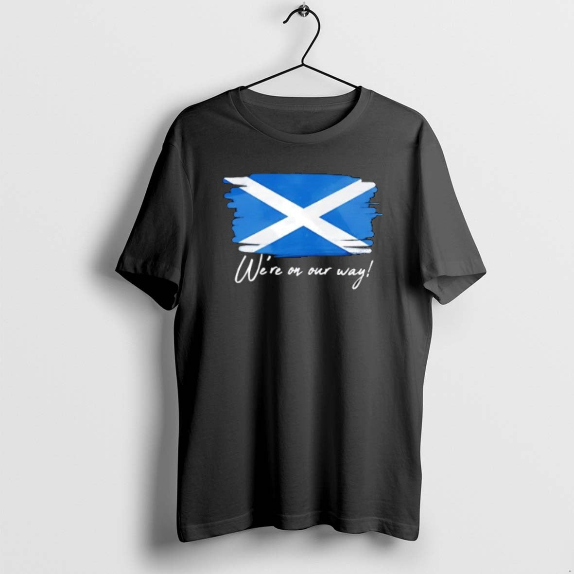 Official Saltire Were On Our Way Flag T-Shirts, Hoodie, Sweatshirt | AU01DripNestTees.com