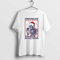 Official Santa Christmas Lights Skeleton Overstimulated But Still Festive T-Shirts, Hoodie, Sweatshirt | AU01DripNestTees.com