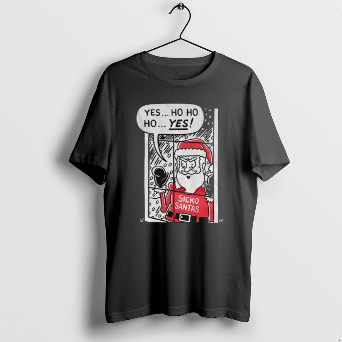 Official Santa Sickos Yes Ho Ho Ho Yes Merry Christmas T-Shirts, Hoodie, Sweatshirt | AU01DripNestTees.com