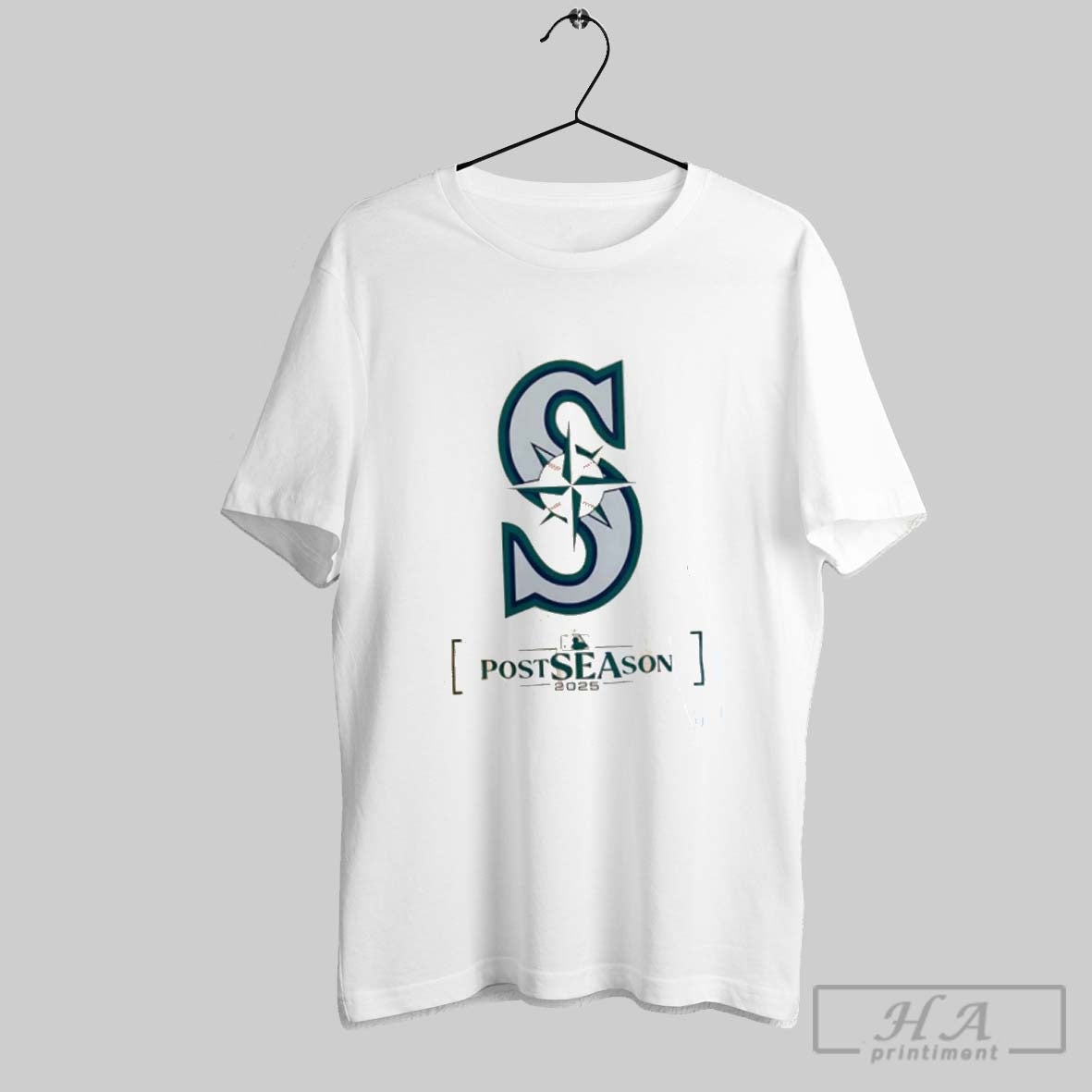 Official Seattle Mariners 2025 Mlb Postseason Built For Fall Logo