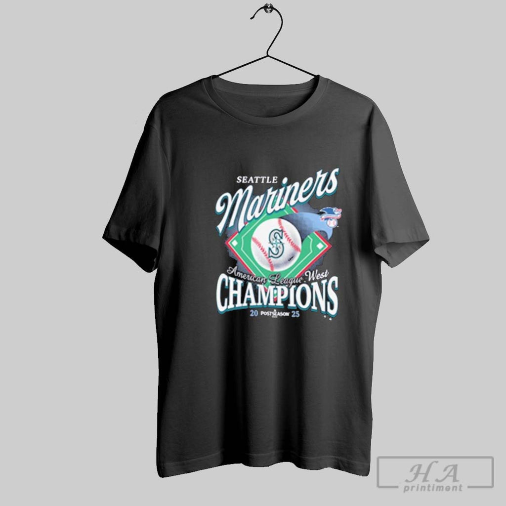 Official Seattle Mariners Al West Division Champions 2025 Postseason