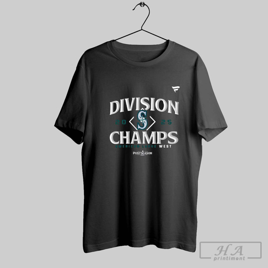 Official Seattle Mariners Division Champs 2025 Al West Champions