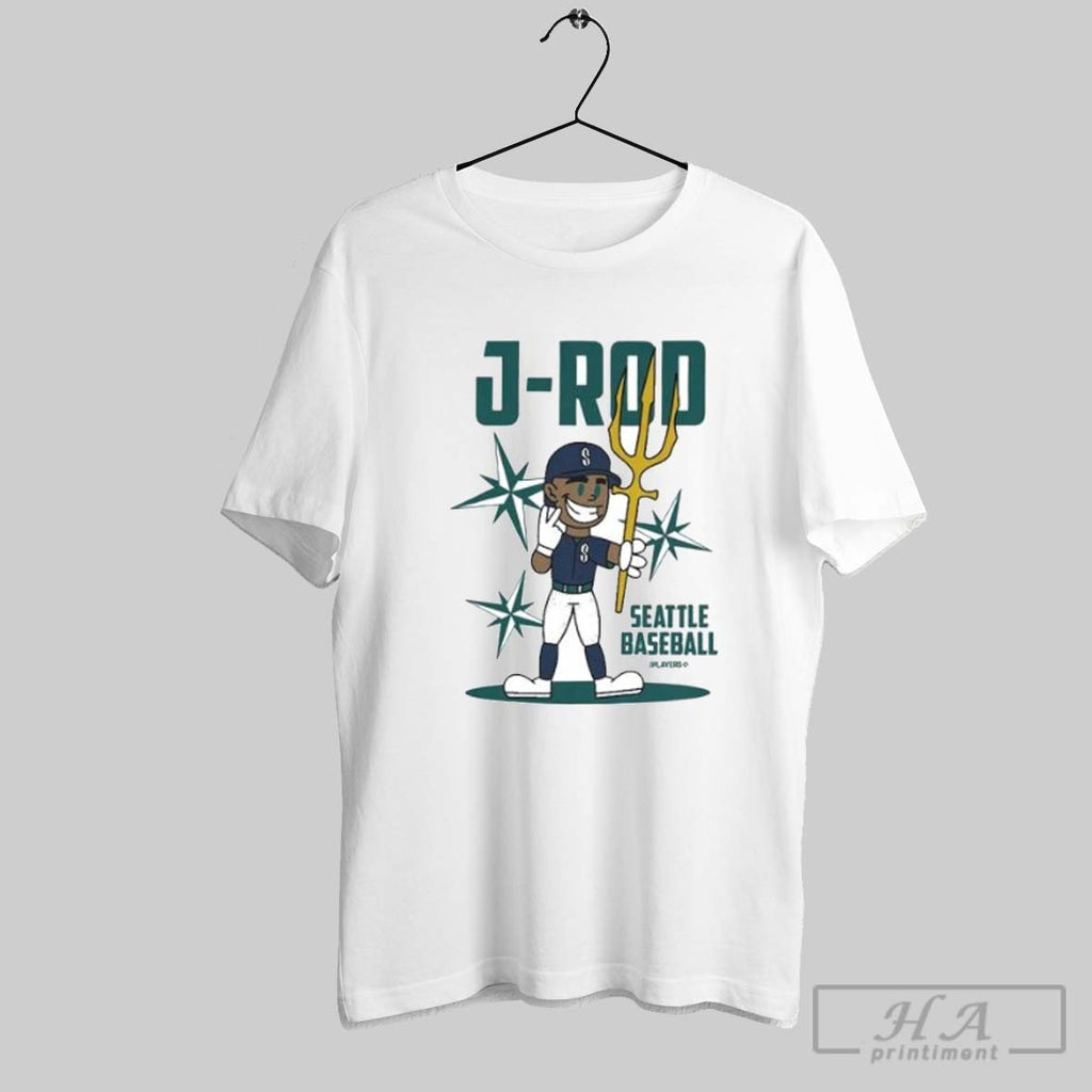 Official Seattle Mariners Julio Rodriguez J Rod Summer Cartoon