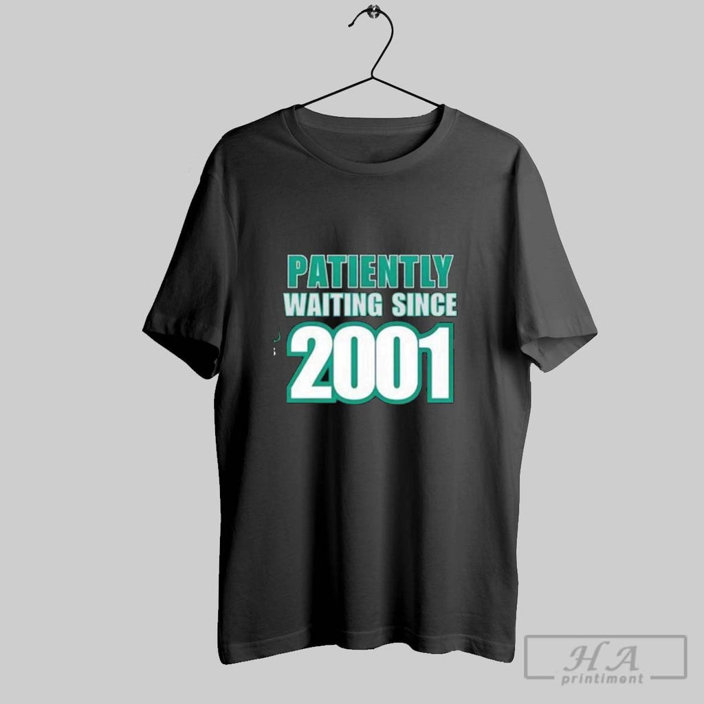 Official Seattle Mariners Patiently Waiting Since 2001 Long Sleve