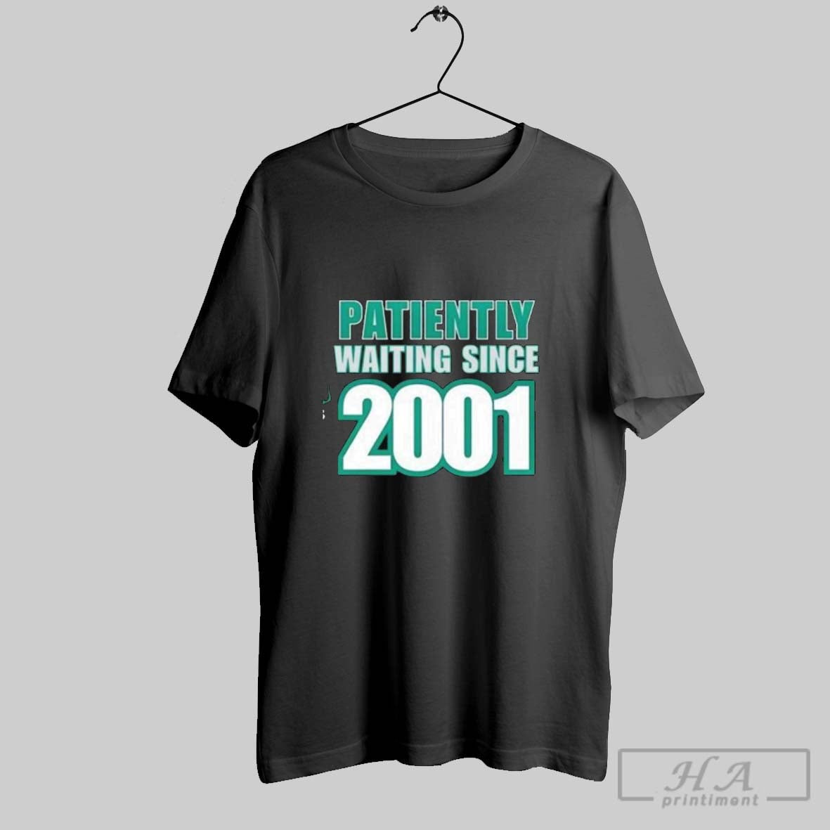 Official Seattle Mariners Patiently Waiting Since 2001 Long Sleve