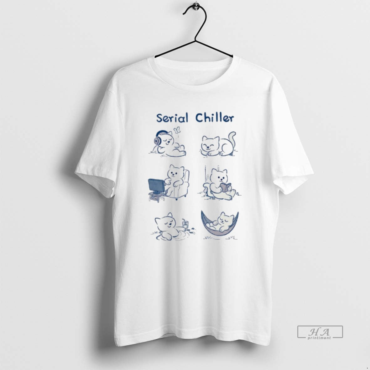 Official Serial Chiller Cats Meme T-Shirts, Hoodie, Sweatshirt | AU01DripNestTees.com