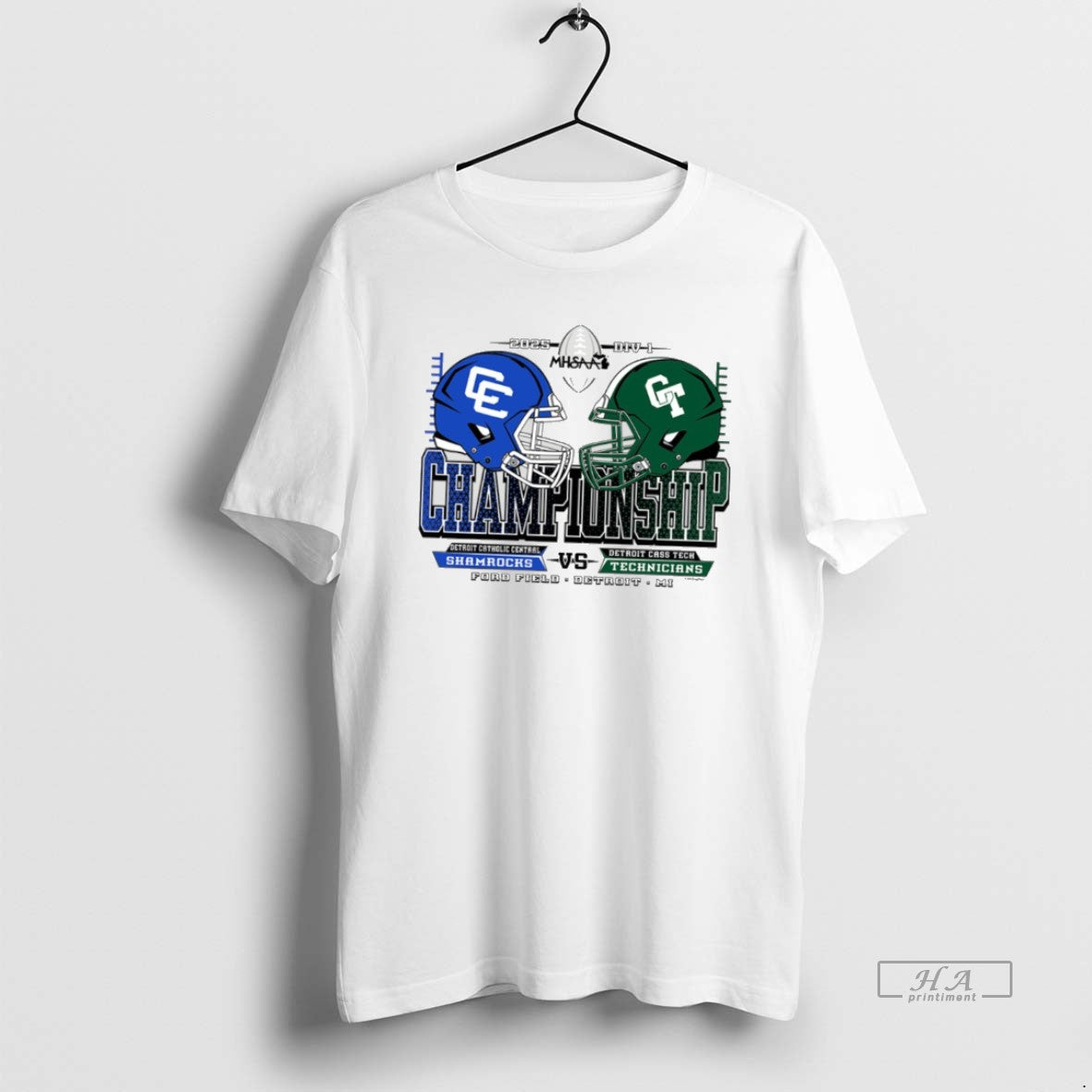 Official Shamrocks Vs Technicians 2025 Mhsaa Football D1 Championship T-Shirts, Hoodie, Sweatshirt | AU01DripNestTees.com