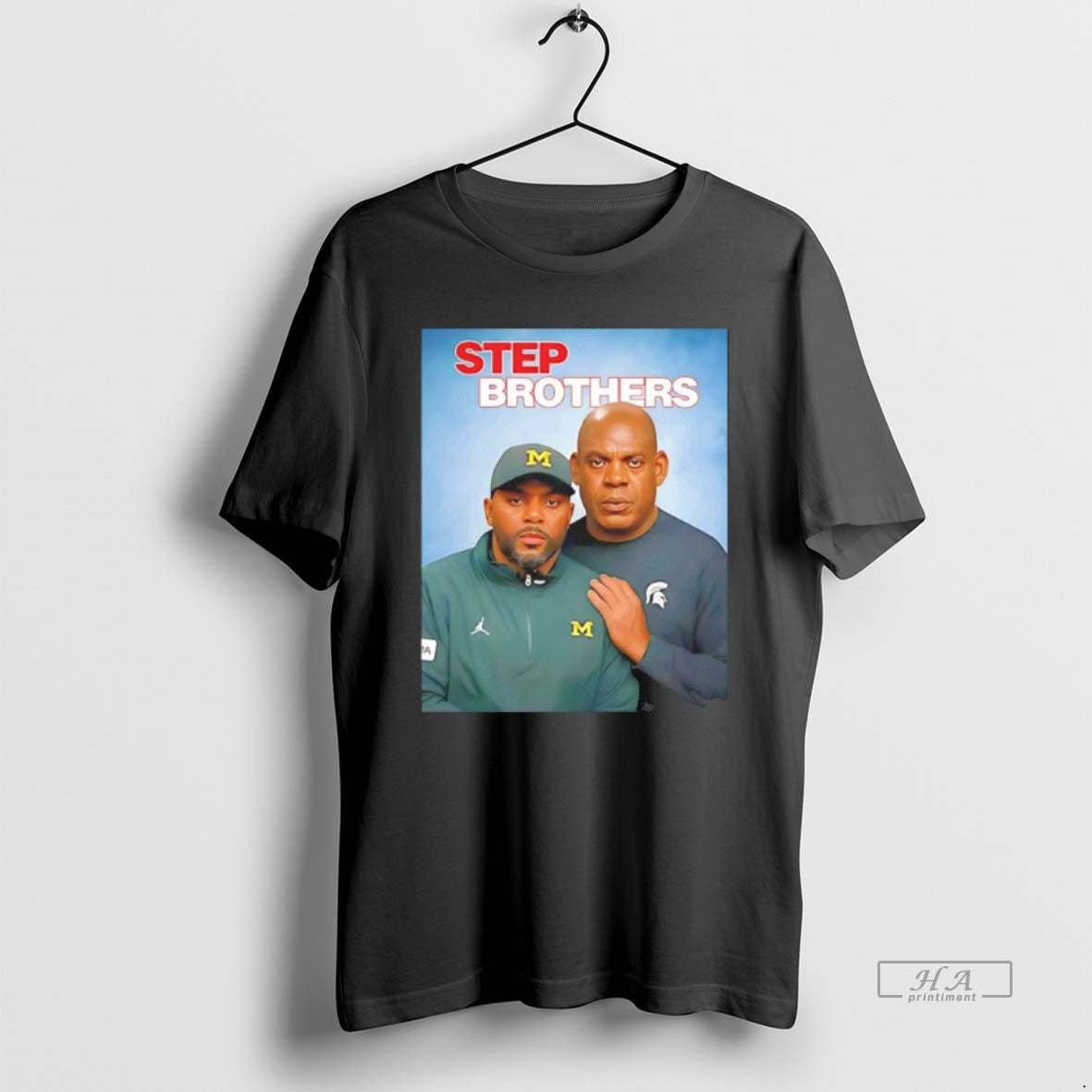 Official Sherrone Moore Mel Tucker Step Brothers Graphic T-Shirts, Hoodie, Sweatshirt | AU01DripNestTees.com