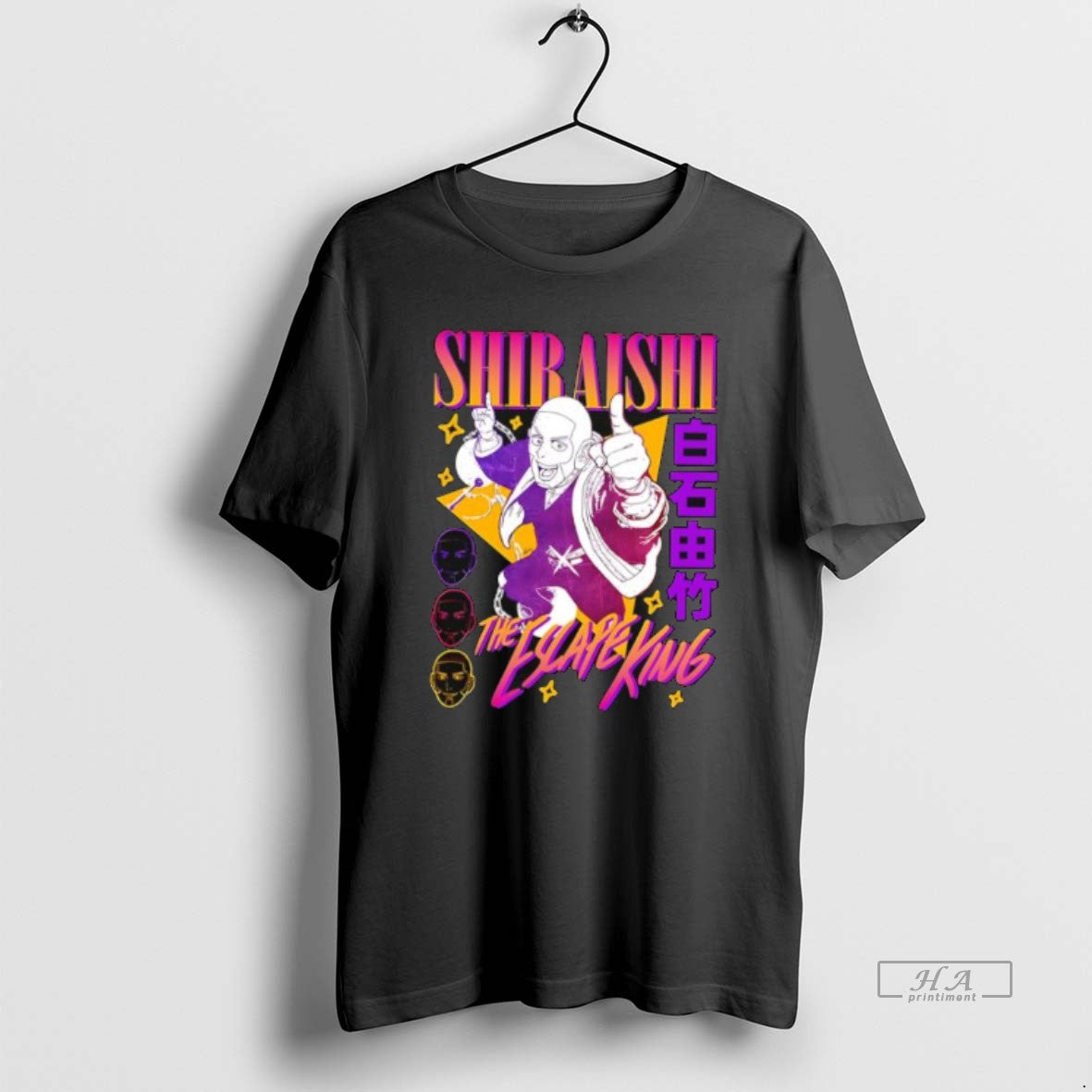 Official Shiraishi The Escape King Cartoon Graphic T-Shirts, Hoodie, Sweatshirt | AU01DripNestTees.com