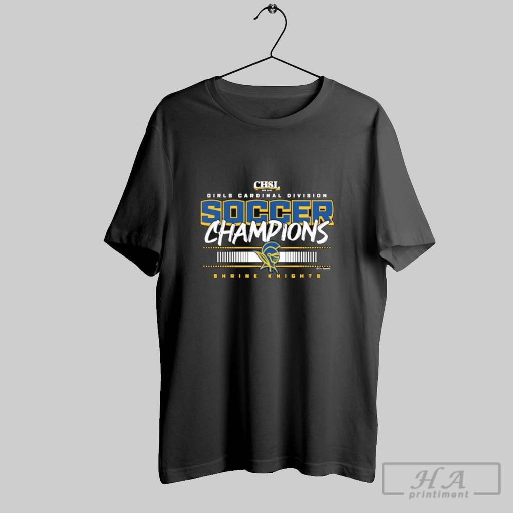 Official Shrine Knights 2025 Girls Cardinal Division Soccer Champions