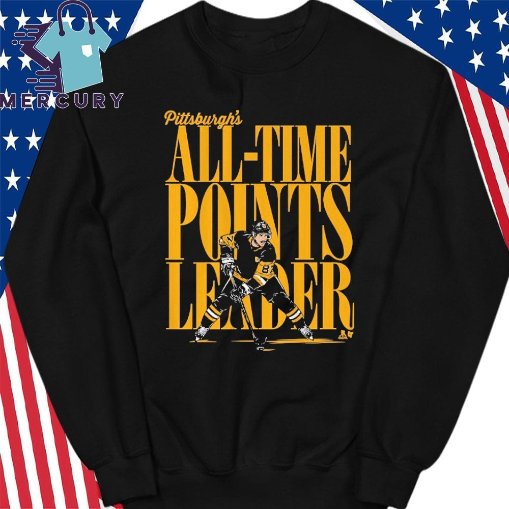 Sidney Crosby Pittsburgh All-Time Points Leader Shirt