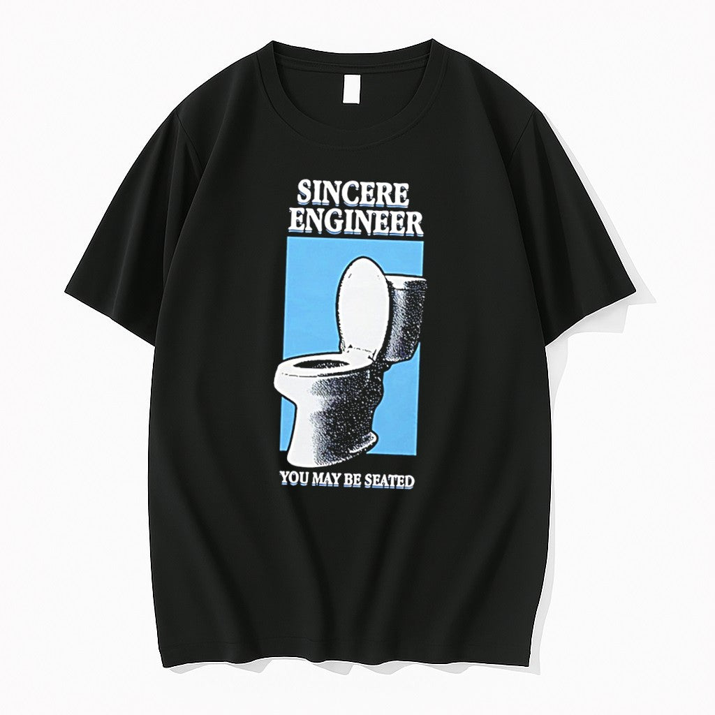Official Sincere Engineer You May Be Seated Tee T Shirts Jpg