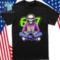 Skeleton 67 Gamer With Retro Controller Shirt