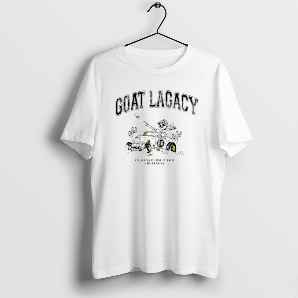 Official Skeleton 88 Car Goat Lagacy Endless Pursuit For Greatness T-Shirts, Hoodie, Sweatshirt | AU01DripNestTees.com