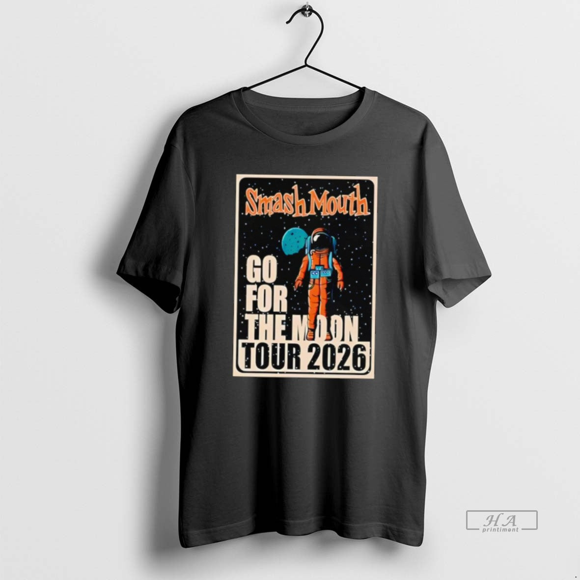 Official Smash Mouth Go For The Moon 2026 Shows Black T-Shirts, Hoodie, Sweatshirt | AU01DripNestTees.com