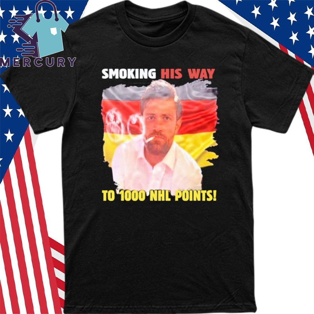 Smoking His Way To 1000 NHL Points Shirt