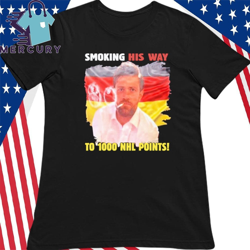 Smoking His Way To 1000 NHL Points Shirt