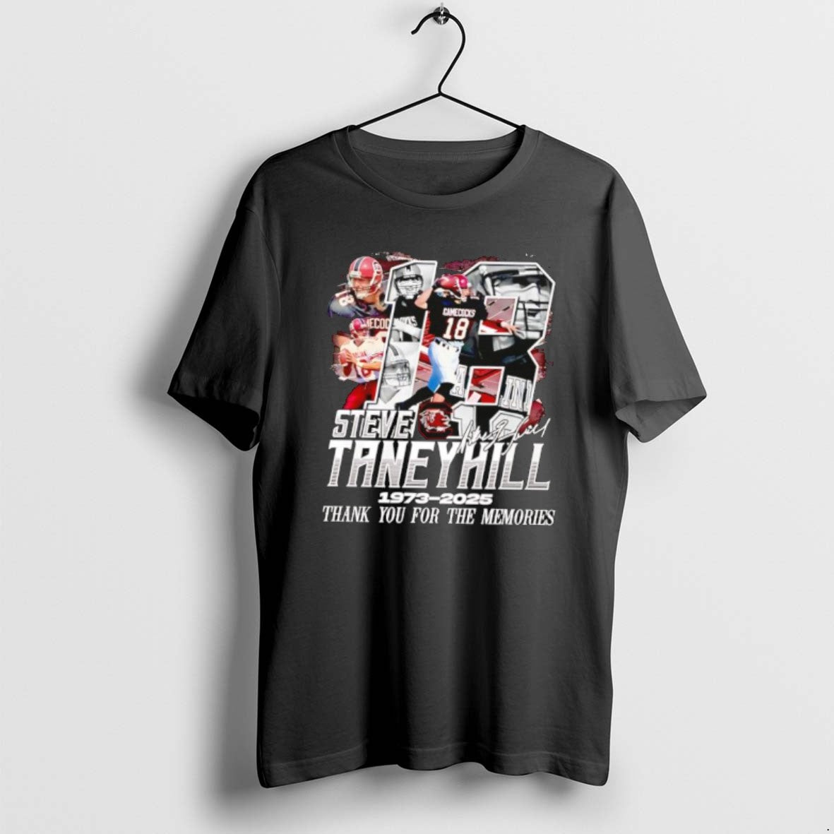 Official South Carolina Gamecocks Steve Taneyhill 1973 2025 T-Shirts, Hoodie, Sweatshirt | AU01DripNestTees.com