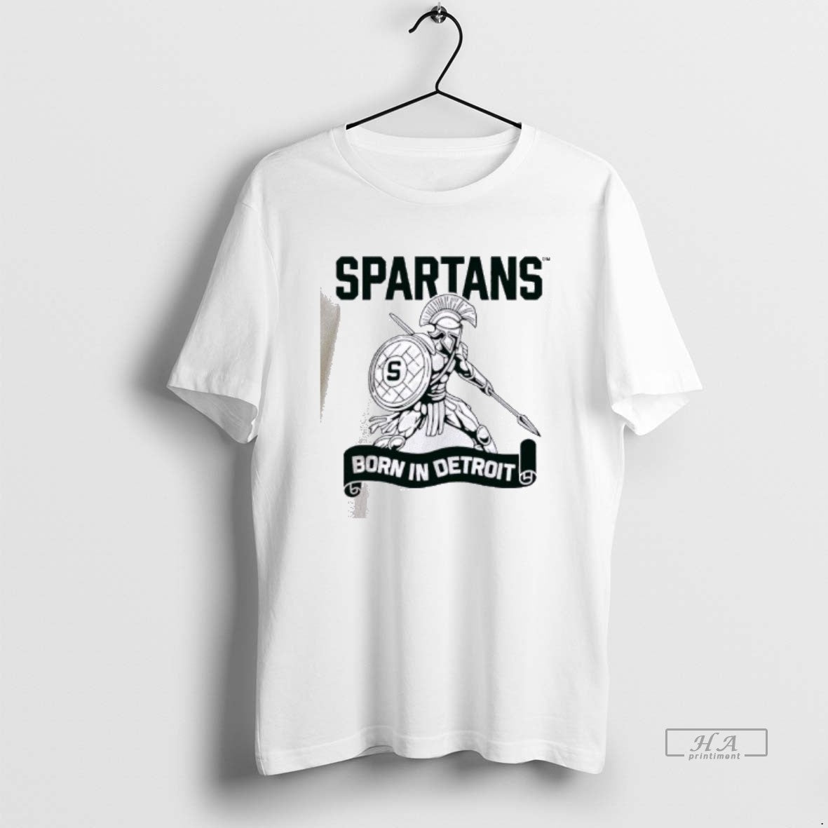 Official Spartans Born In Detroit T-Shirts, Hoodie, Sweatshirt | AU01DripNestTees.com