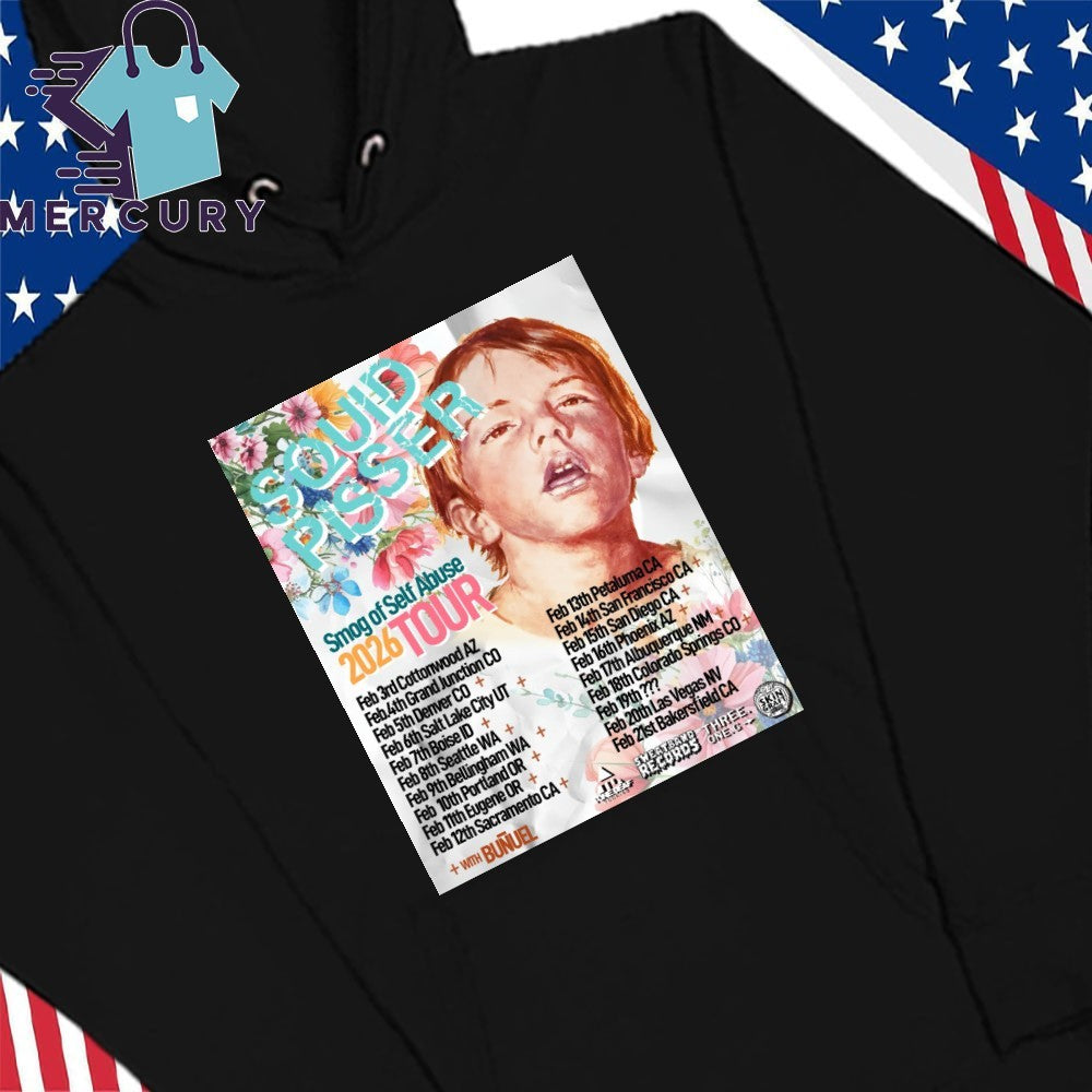 Squid Pisser Smog Of Self Abuse 2026 Tour shirt