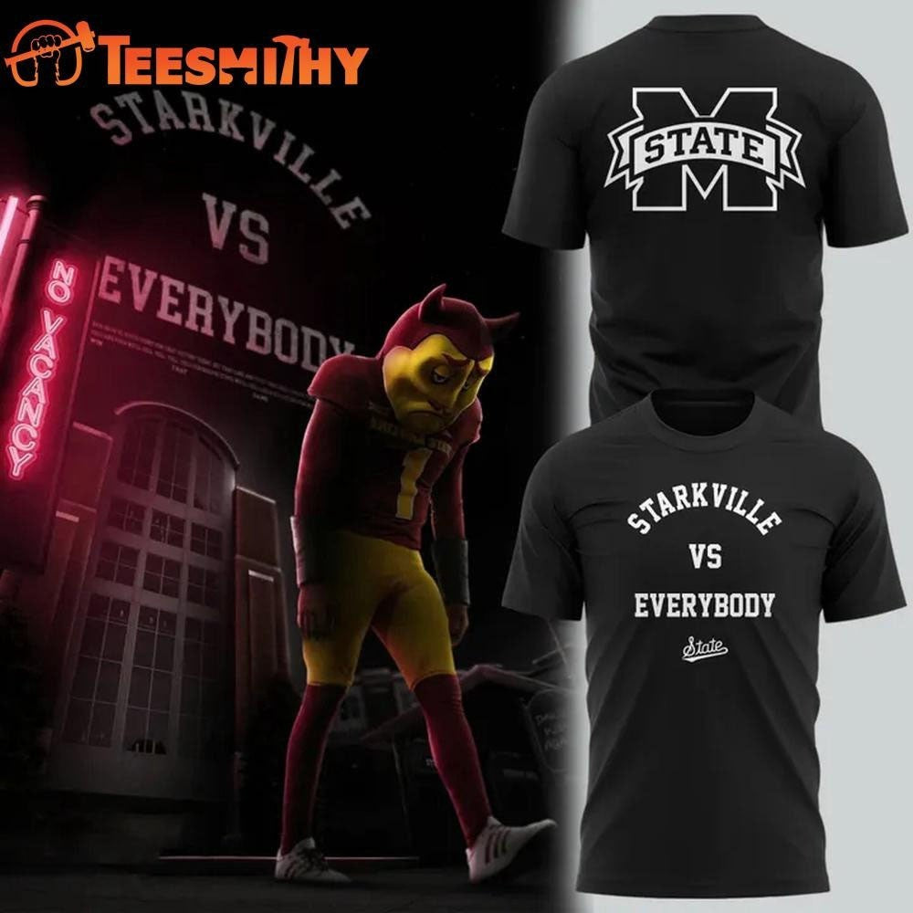 Starkville Vs Everybody Mississippi State Bulldogs Football Shirt
