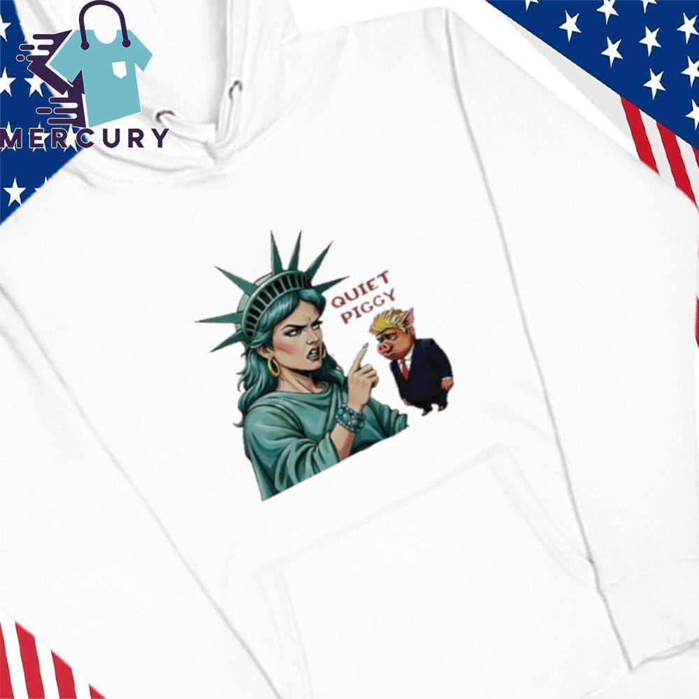 Statue Of Liberty Quiet Piggy Trump Shirt