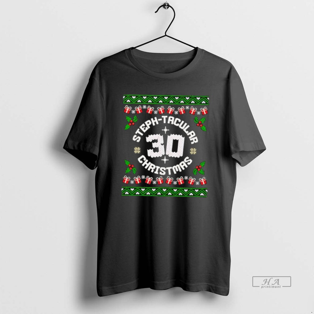 Official Steph Curry 30 Christmas Ugly Christmas T-Shirts, Hoodie, Sweatshirt | AU01DripNestTees.com