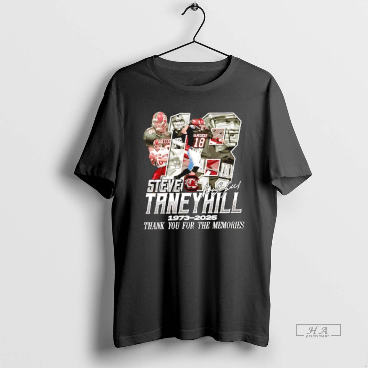 Official Steve Taneyhill 1973 2025 Thank You For The Memories Signature T-Shirts, Hoodie, Sweatshirt | AU01DripNestTees.com