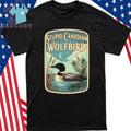 Stupid Canadian Wolf Bird Funny Loon Bird Watching Lover Shirt