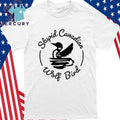 Stupid Canadian Wolf Bird Hockey Romance for Hockey Fans Shirt