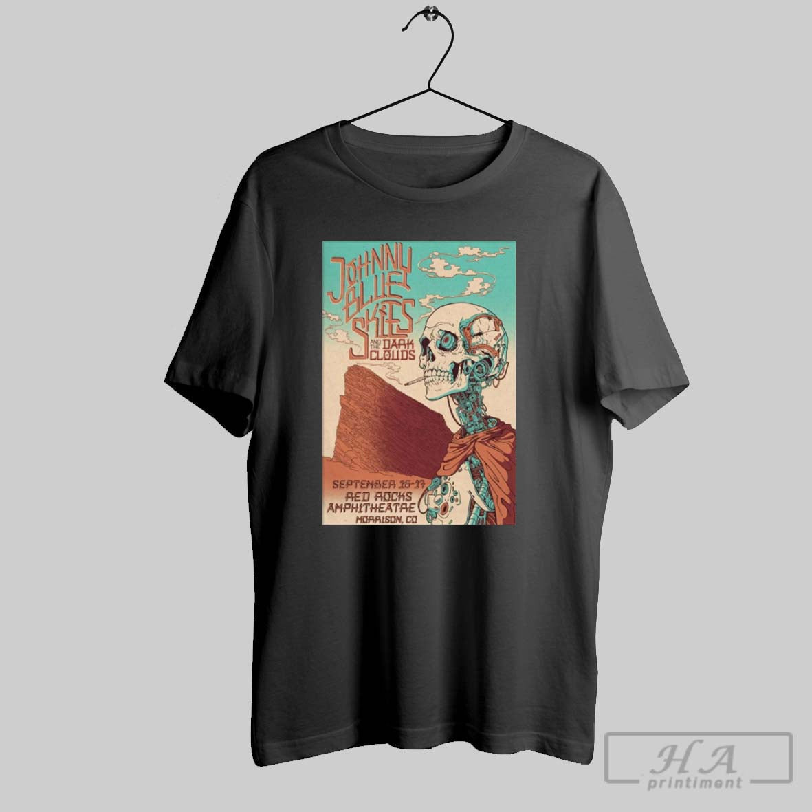 Official Sturgill Simpson Red Rocks Amphitheatre Morrison Co Shows On September 16 17 2025 Tee
