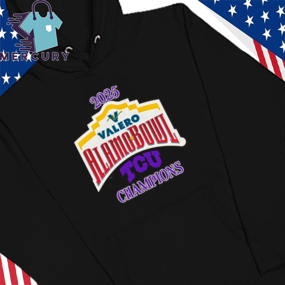 TCU Horned Frogs 2025 Valero Alamo Bowl Champions Logo Shirt