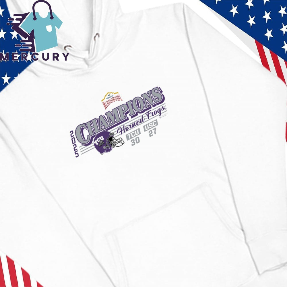 TCU Horned Frogs 2025 Valero Alamo Bowl Champions Score Shirt