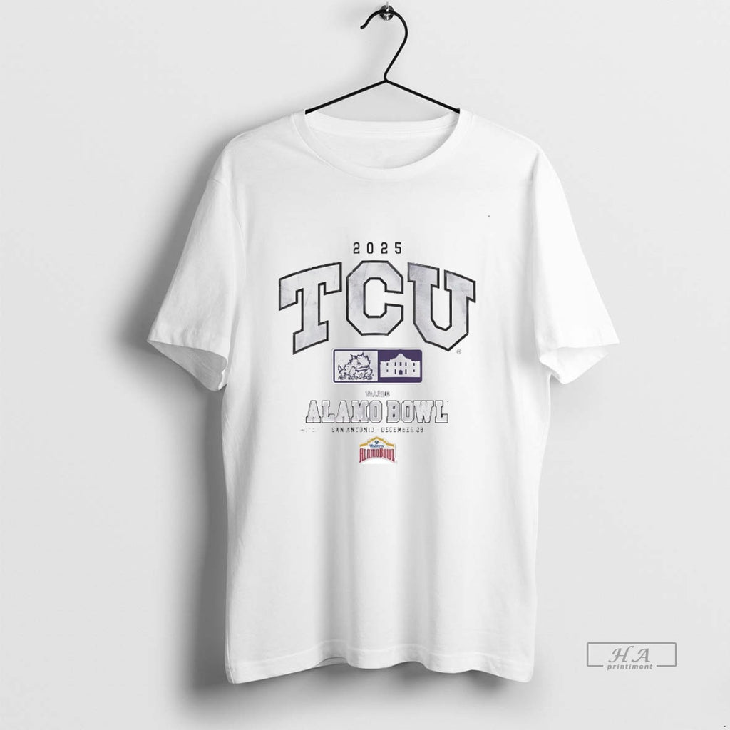 Official Tcu Horned Frogs 2025 Valero Alamo Bowl San Antonio T-Shirts, Hoodie, Sweatshirt | AU01DripNestTees.com