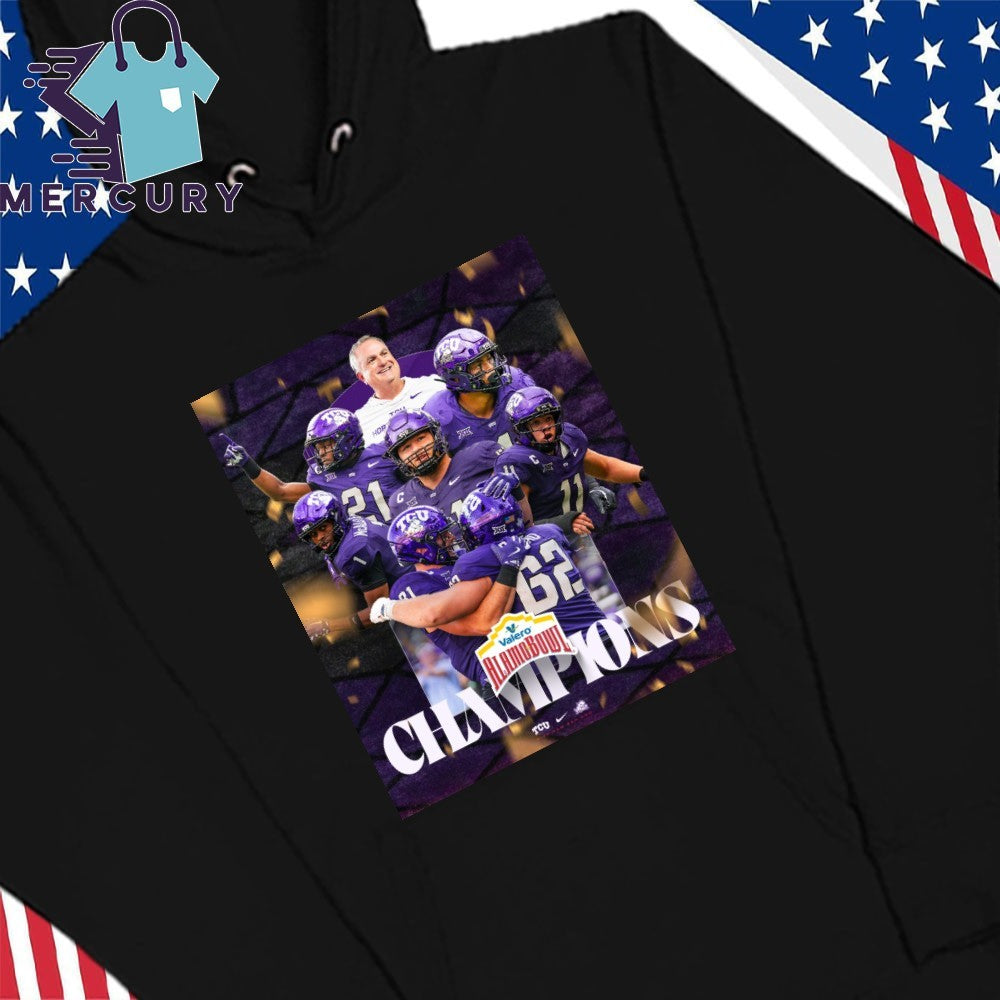 TCU Horned Frogs Football Are Alamo Bowl 2025 Champions Shirt