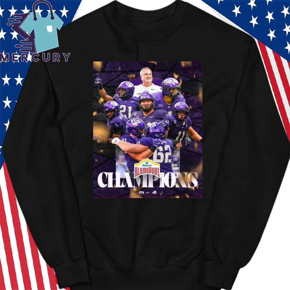 TCU Horned Frogs Football Are Alamo Bowl 2025 Champions Shirt