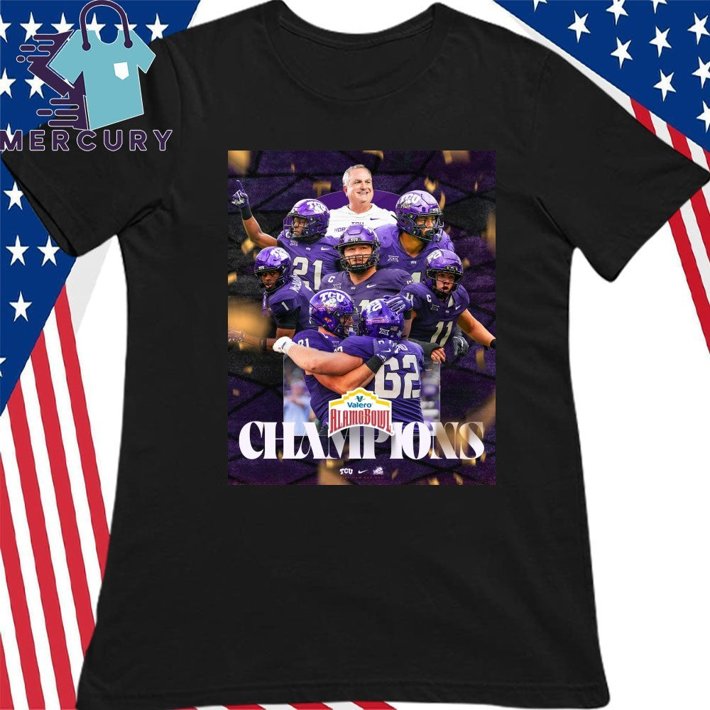 TCU Horned Frogs Football Are Alamo Bowl 2025 Champions Shirt
