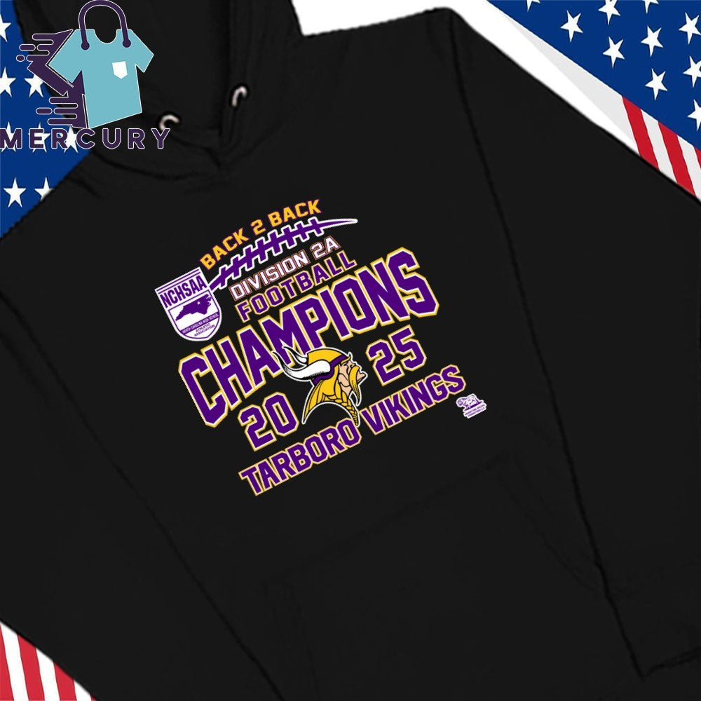 Tarboro Vikings 2025 NCHSAA Division 2A Football Champions Shirt